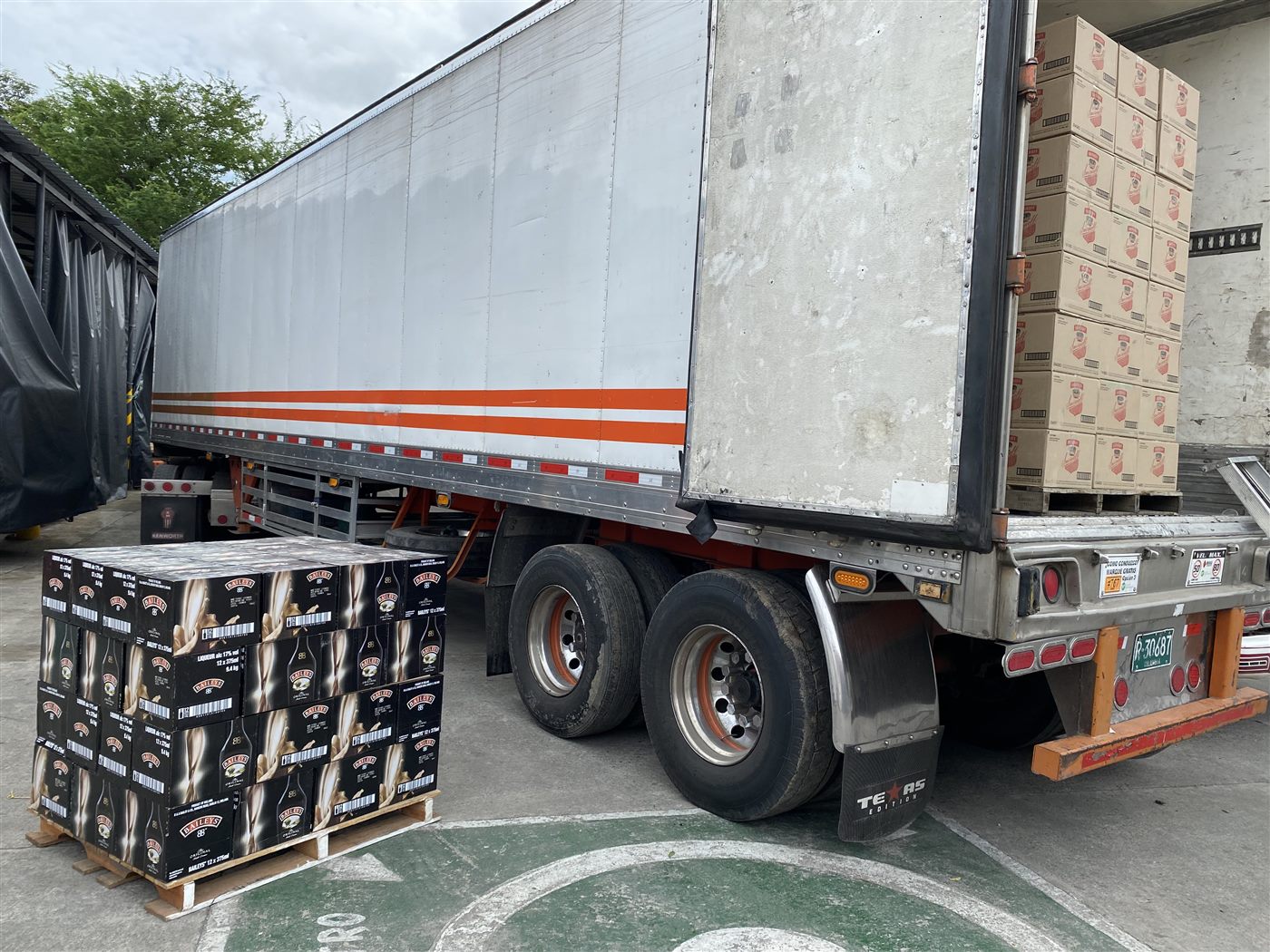 Cargue de tráiler